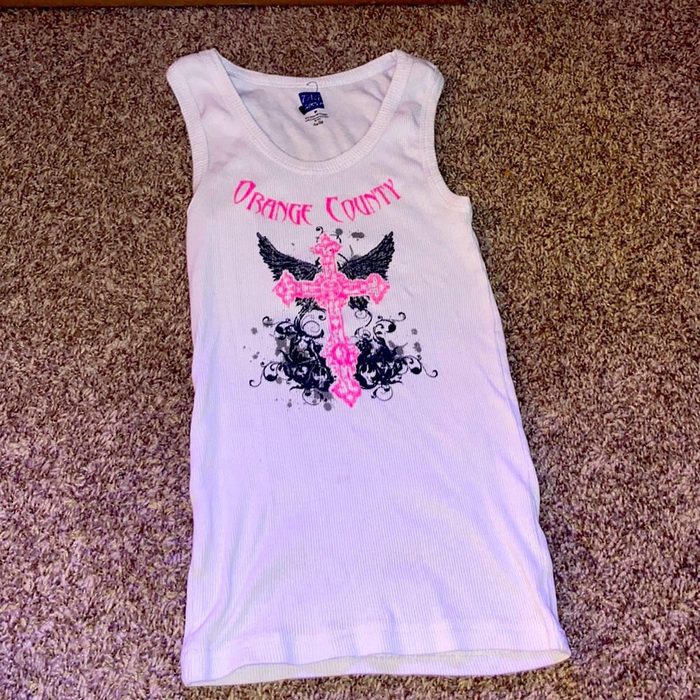 3/ $10 Orange count tank top